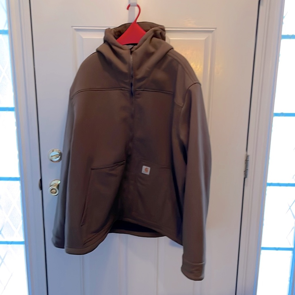 Men’s Carhartt Super Dux Active Jacket, 3XLT, Coffee Color